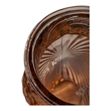 Vase en verre rose