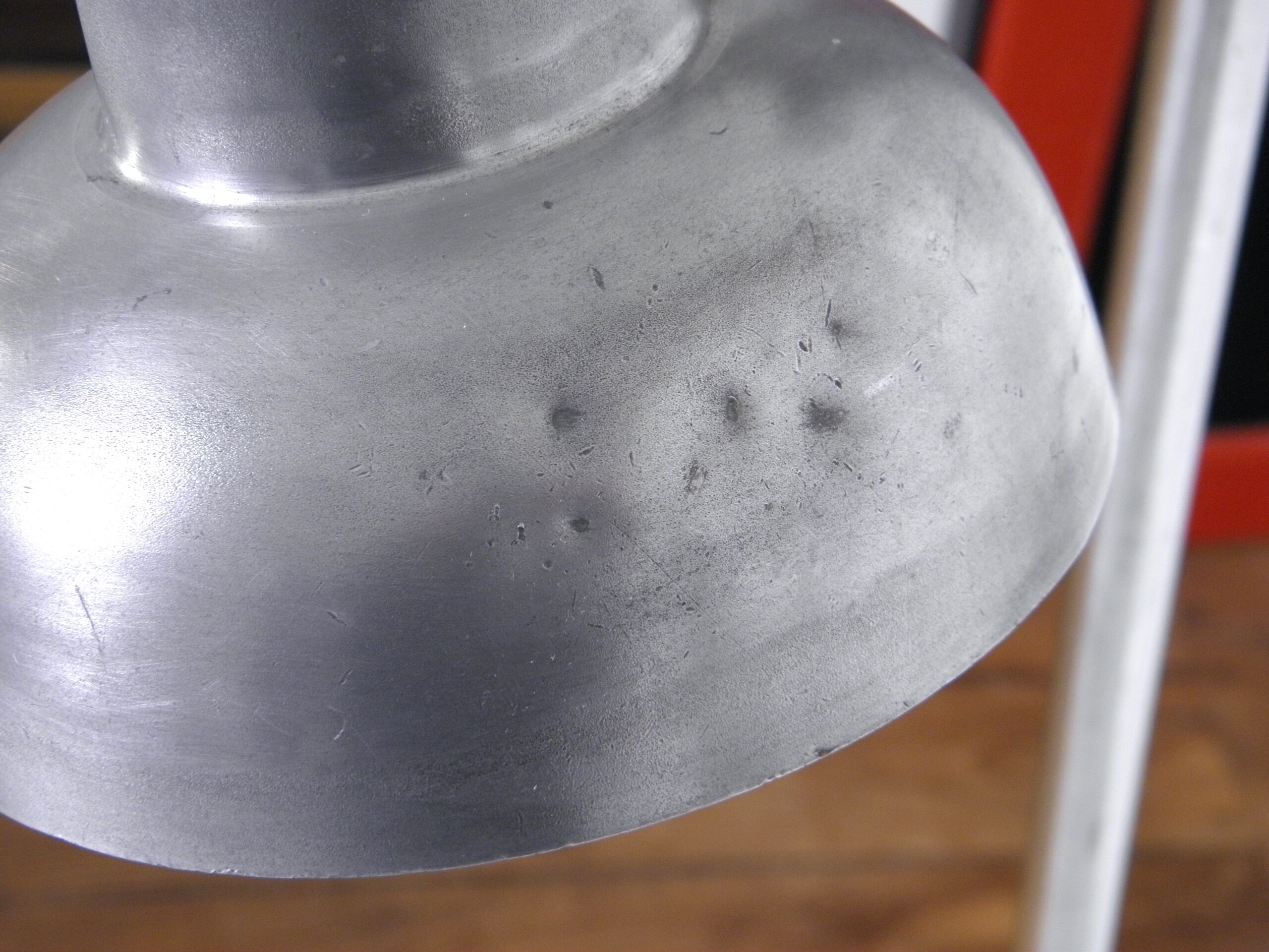 Aluminium and Bakelite workshop lamp 1950