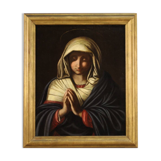 Painting Virgin oil on canvas from 17th century