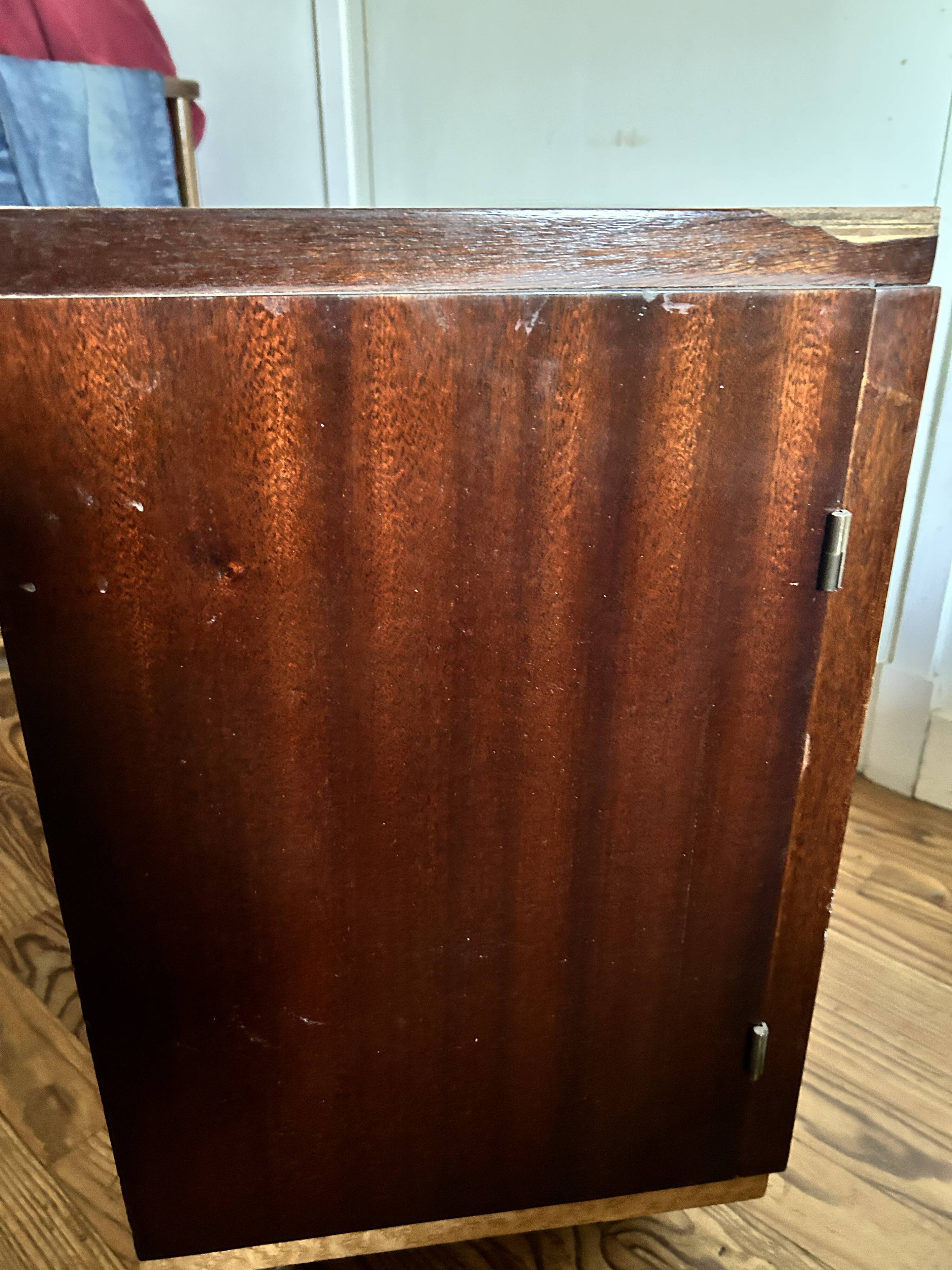 pair of art deco bedside tables