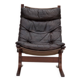 Fauteuil par Ingmar Relling, modèle "Siesta", cuir, 1970