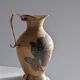 Pitcher, Hand painted brass jug