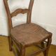 Chaises paillées campagne