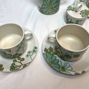 Vintage Villeroy & Boch Scarlett tea set circa 1960