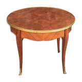 Side table in marquetry