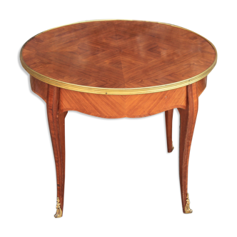 Side table in marquetry
