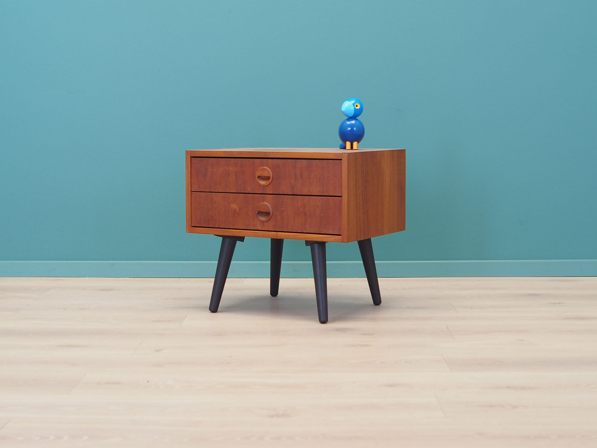 Teak bedside tables, 70s, Danish design, made in Denmark