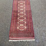 Turkmen Persian carpet with a so-called Kejebe pattern, 60x170cm.