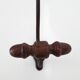 Old wall patère / coat rack - Wood and metal - 1940