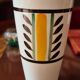 Gien earthenware vase