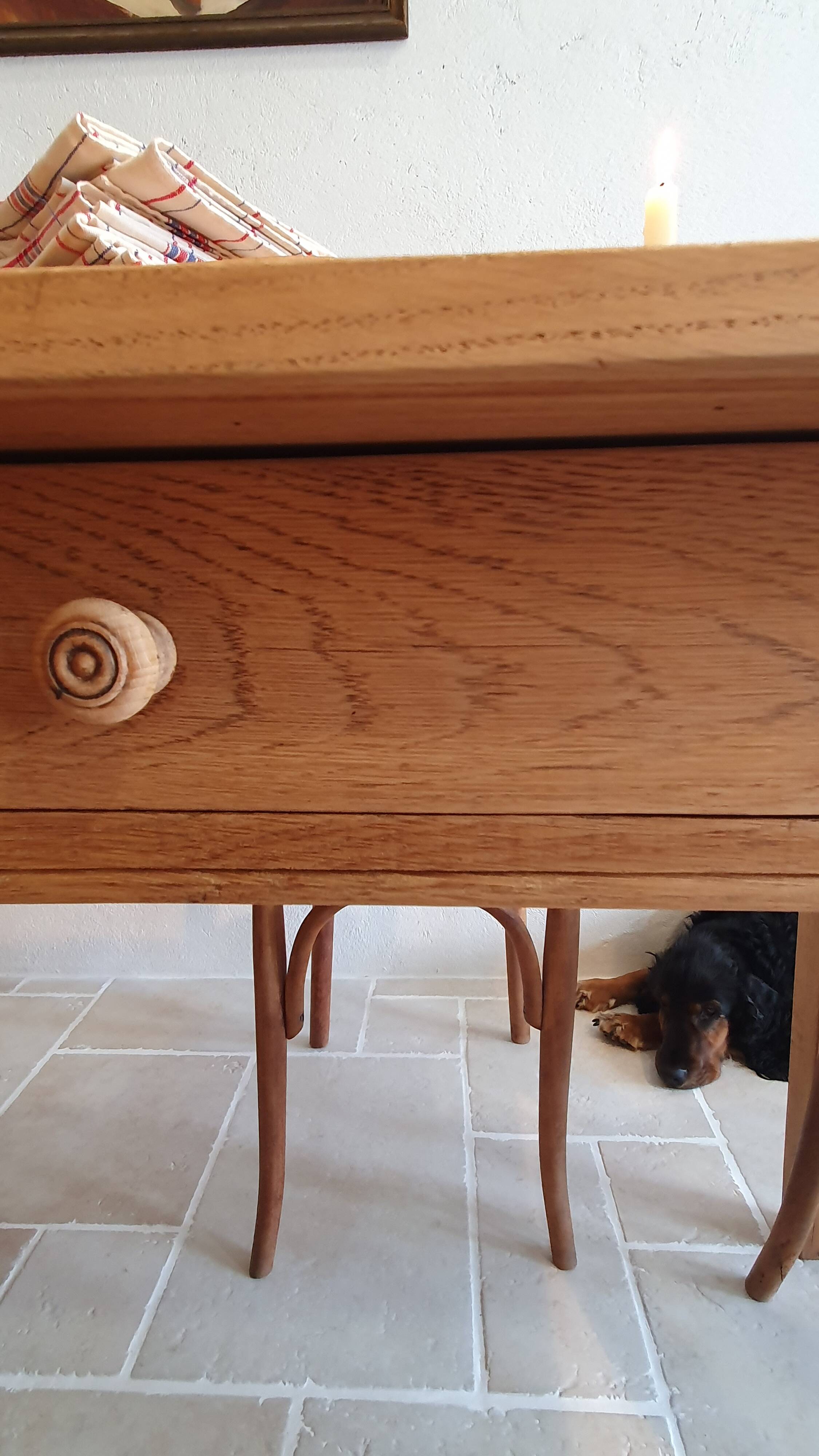 Solid wood kitchen table