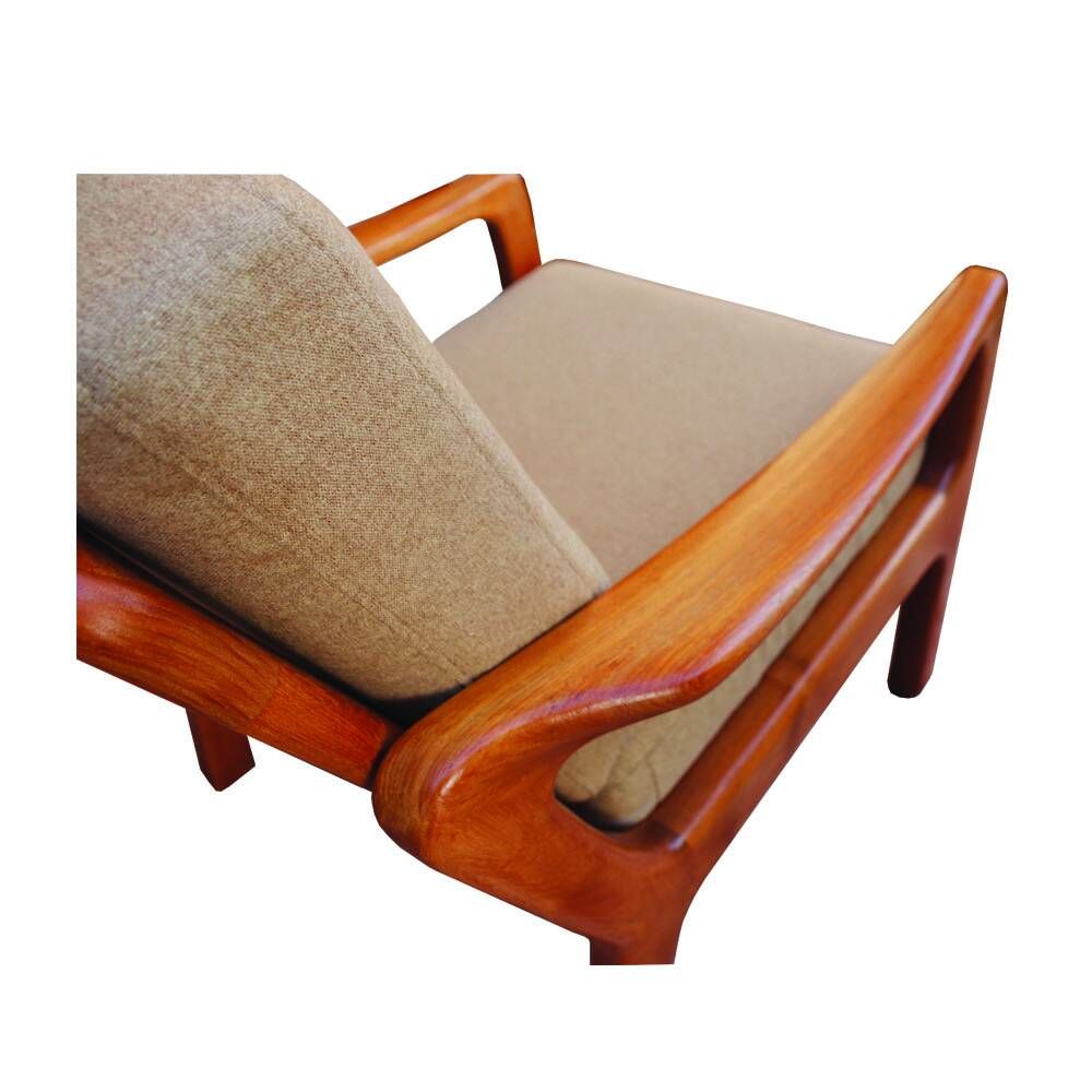 Danish Modern highback recliner armchair by Juul Kristensen for JK Denmark, 1960s