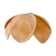 Abat-jour suspension forme fleur paille vintage