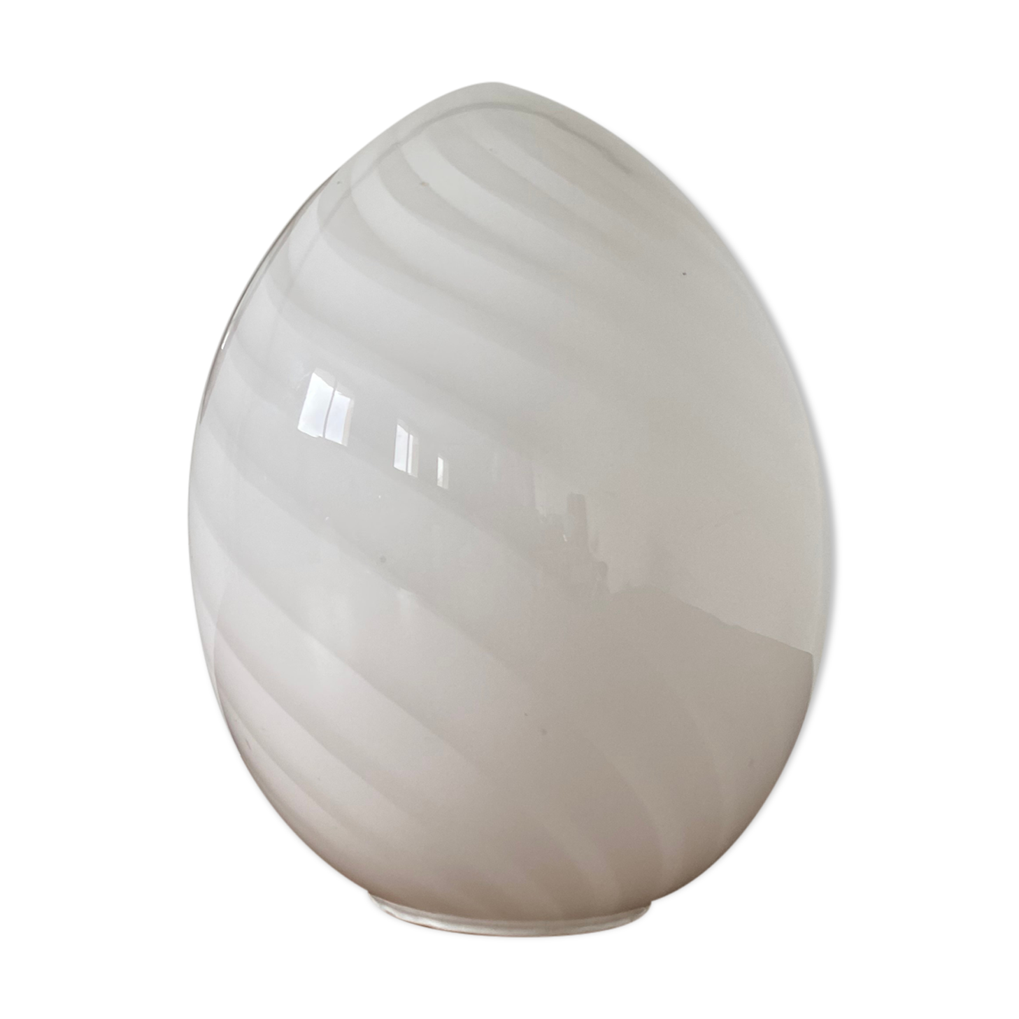 Old Lamp egg glass of MURANO italy vintage 1970 egg vintage