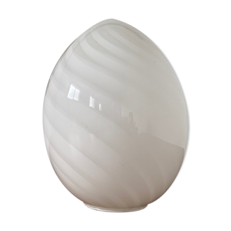 Old Lamp egg glass of MURANO italy vintage 1970 egg vintage
