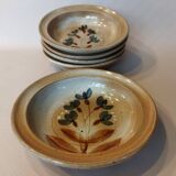 5 hollow plates Grès du Marais