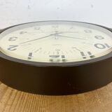 Vintage Brown Bakelite Wall Clock from Seth Thomas, 1980s