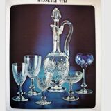 Massenet wine carafe in Saint-Louis cut crystal size 4147 H35