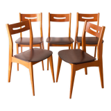 5 Scandinavian chairs 60s