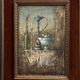 Oil on canvas still life with fruits, 20th century by Cambicq.