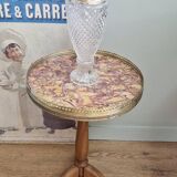 Louis XVI style mahogany tripod pedestal table
