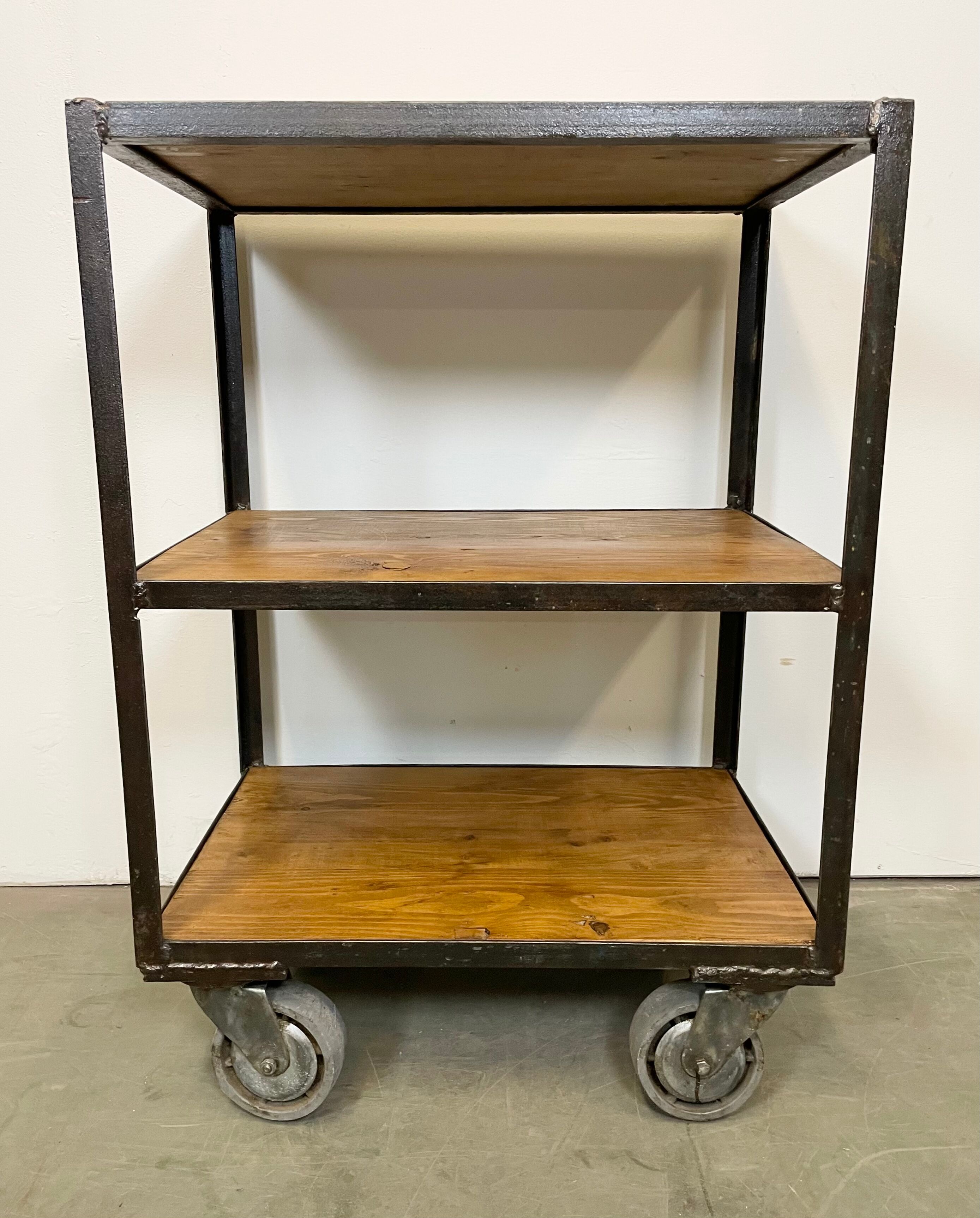 Industrial Shelf on Wheels, 1960s