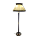 1950's floor lamp in mahogany and brass