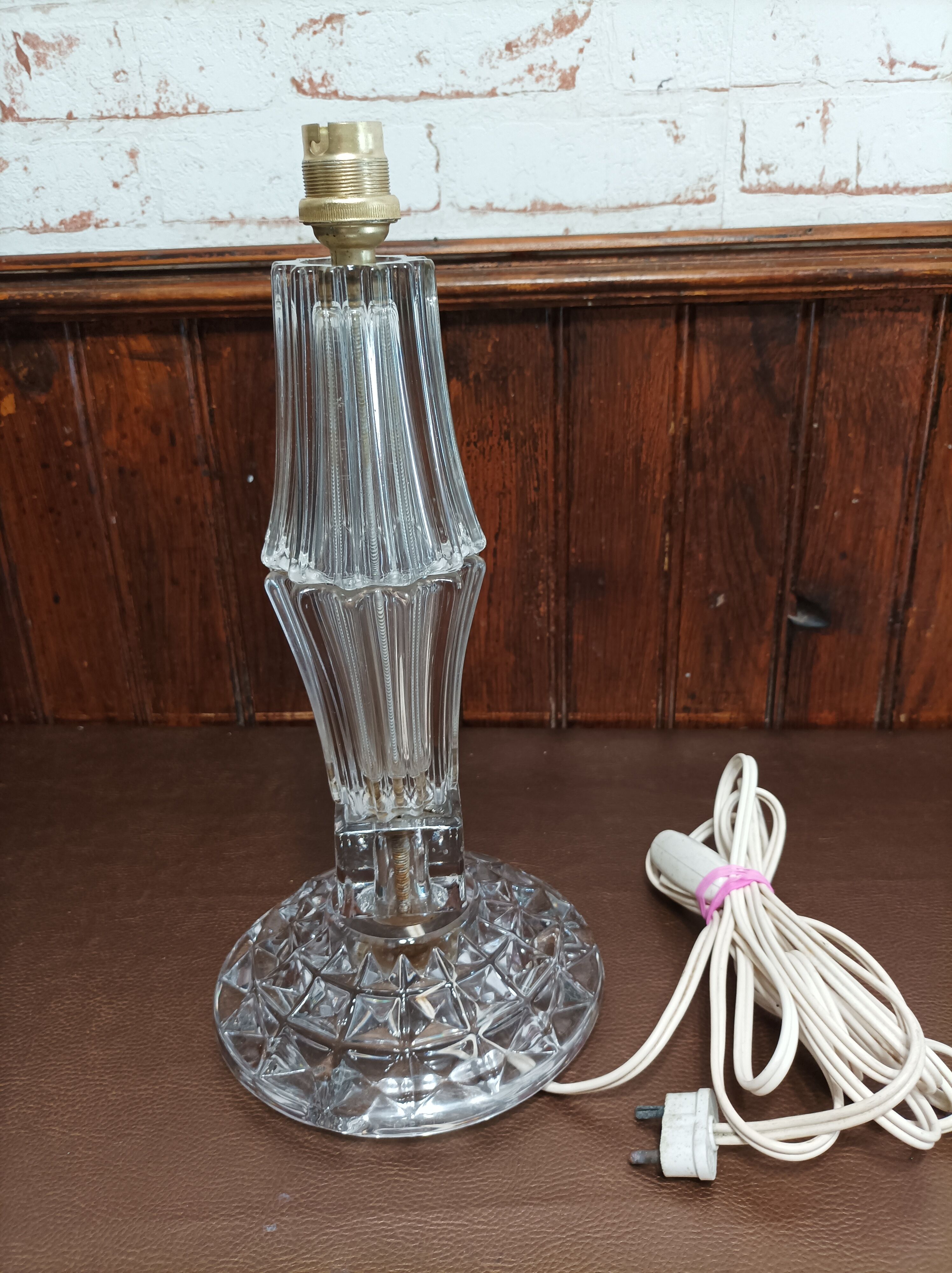 30 cm crystal lamp base