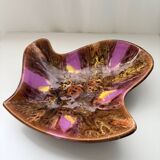 Vintage Vallauris decorative plate from the 50s/60s – glazed ceramic