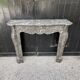 Fireplace Napoleon III in grey marble Saint-anne