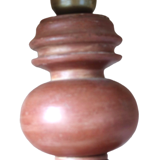 Vintage lamp lampshade fabrics, wooden colonnade foot