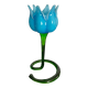 Vintage Murano flower candle holder in glass paste