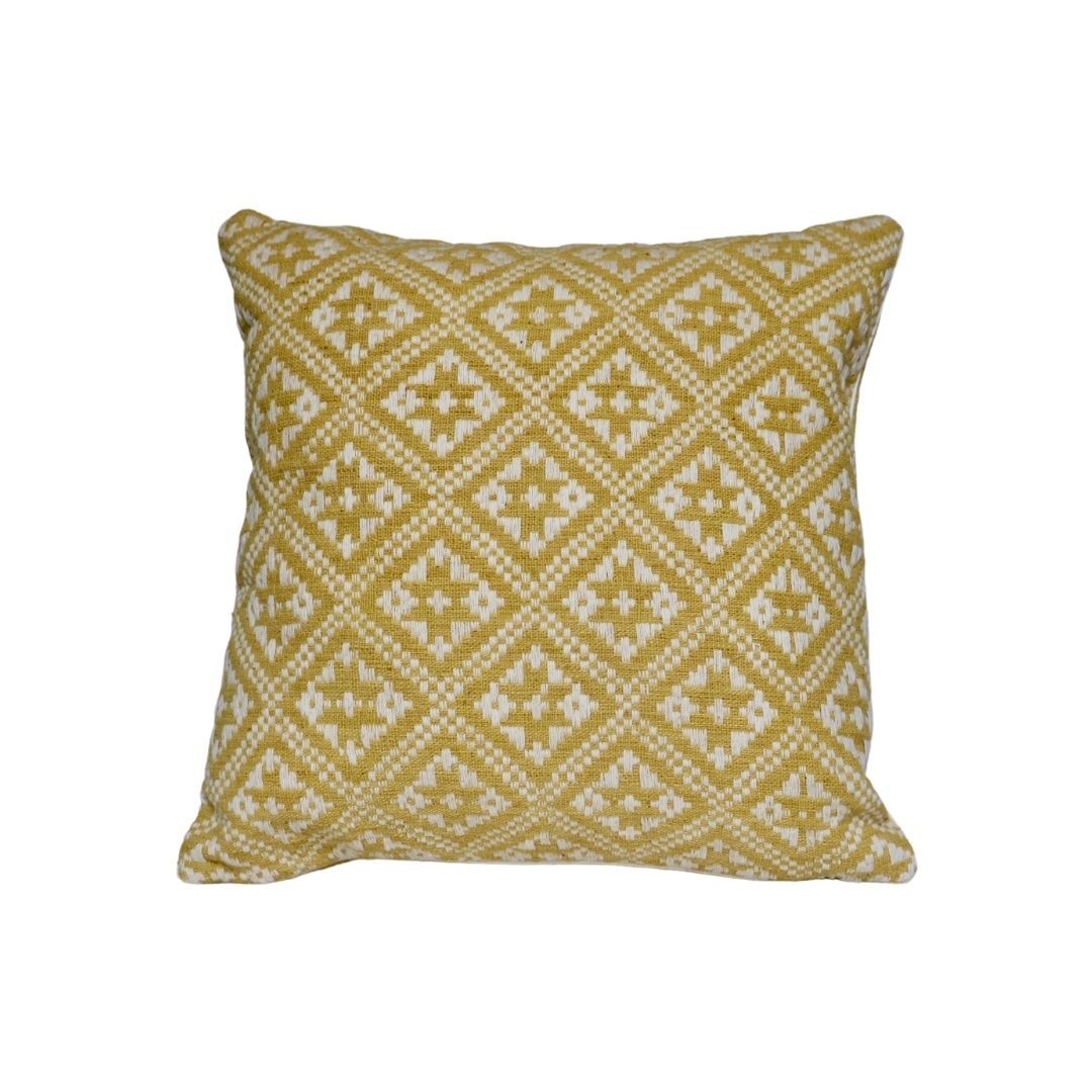 Yellow green Dokmai cushion