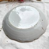 Ancienne Assiette Faïence Française XVIIIème NEVERS motif fleuri
