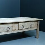 Coffee Table Spanish Farmhouse, Early 19th Century - Oak Table, Antique Tab