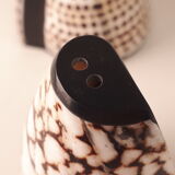 salt salt shaker sea shell real vintage nature curiosity