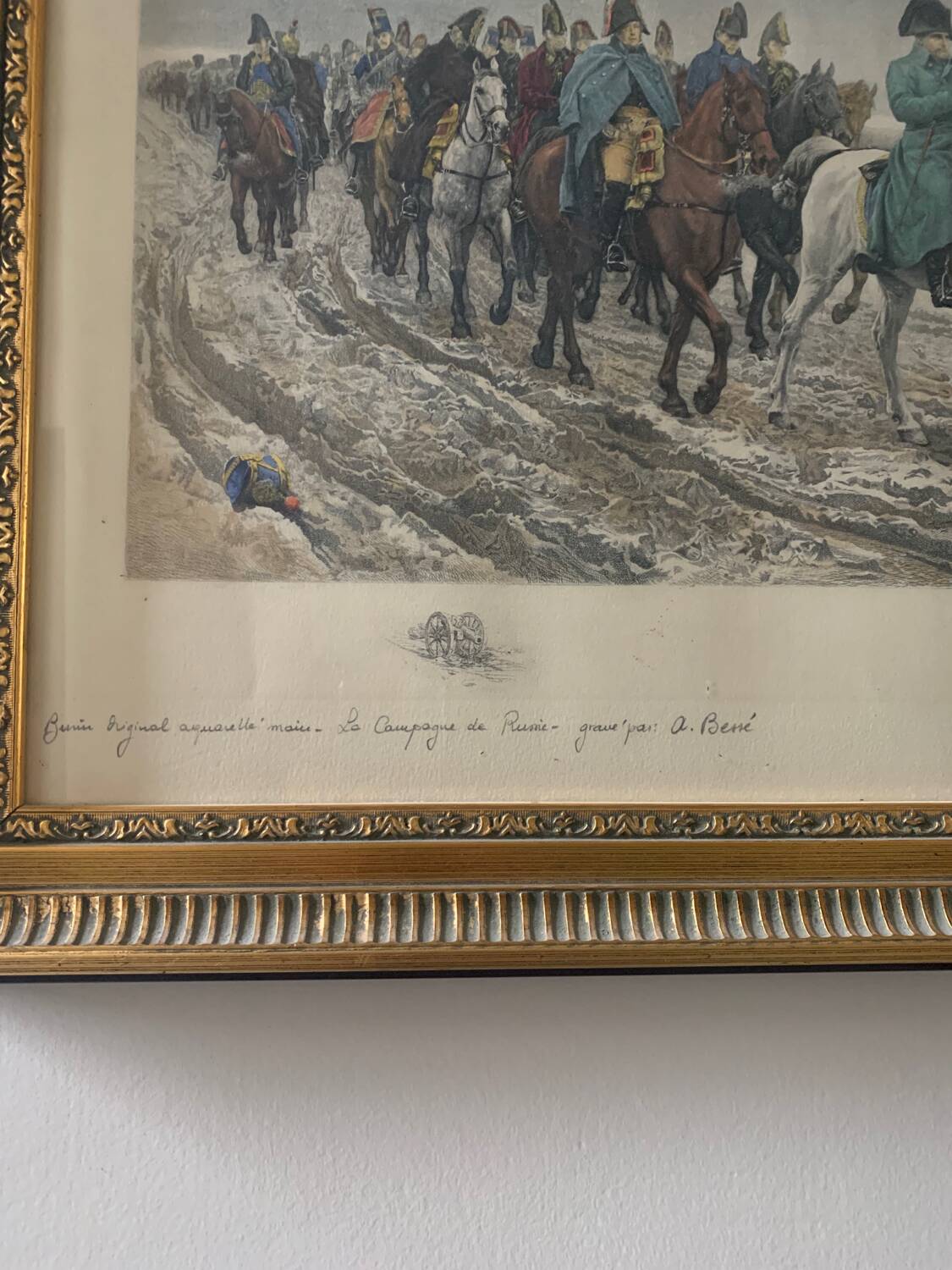 Napoleon print Russian campaign