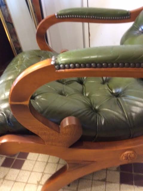 Chesterfield type armchair