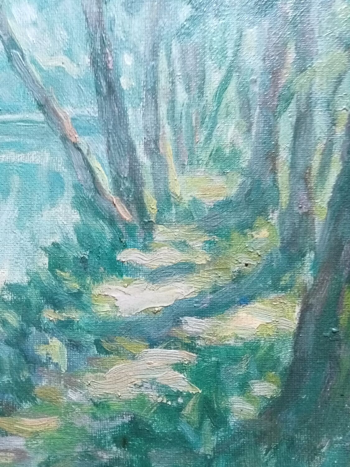 Landscape painting oil