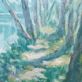 Landscape painting oil