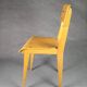 Superb chair all wood child compass feet - marked 118