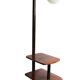 1950s Modernist Floor Lamp with Shelves