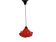 Vintage - 'Tulip' - enamel - metal - pendant lamp - 80s