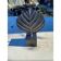 Vintage aluminum leaf decoration on wooden base