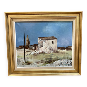Painting - Old Castilian House - Spain