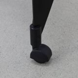 Side table on wheels Harlequin Errebi Italy, 1980s Memphis style