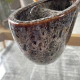 Brown ceramic vase