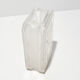 1970s modernist crystal vase, noritake, japan