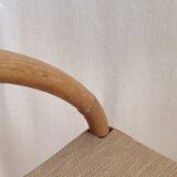 Vintage rattan magazine rack