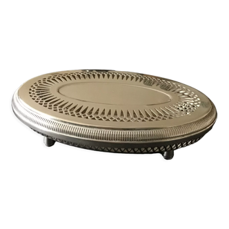 Silver heating coaster